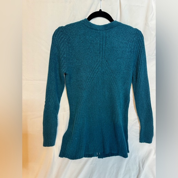 CAbi Teal Button-Up Cardigan - Picture 3 of 7